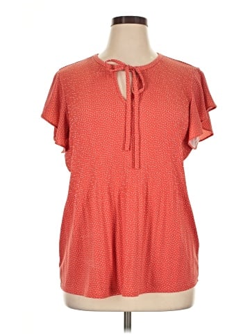 Adrianna Papell Short Sleeve Blouse (view 1)