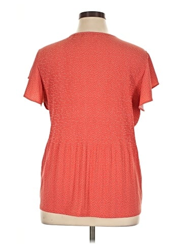 Adrianna Papell Short Sleeve Blouse (view 2)