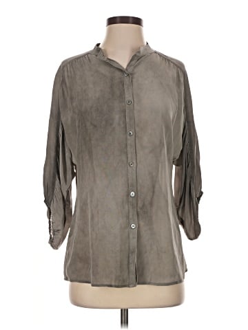 The Podolls 3/4 Sleeve Silk Top (view 1)