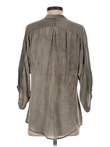 The Podolls 3/4 Sleeve Silk Top (view 2)