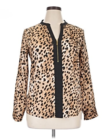 Calvin Klein Long Sleeve Blouse (view 1)