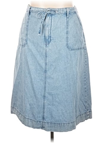 St. John's Bay Denim Skirt (view 1)