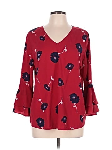 Liz Claiborne 3/4 Sleeve Blouse (view 1)