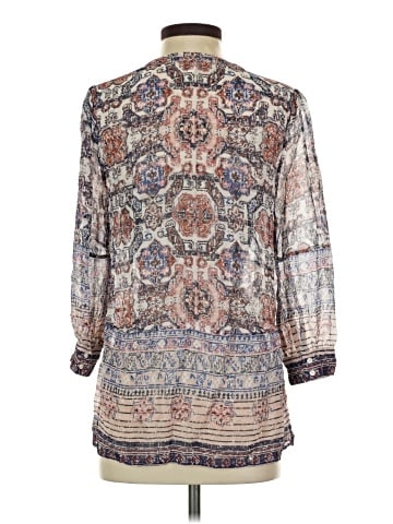 Joie 3/4 Sleeve Silk Top (view 2)