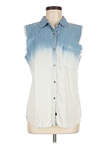 Rails Sleeveless Button-Down Shirt (view 1)