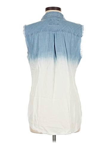 Rails Sleeveless Button-Down Shirt (view 2)