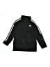 Adidas 100% Polyester Black Track Jacket Size 7 - photo 1