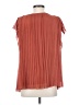 Max Studio 100% Polyester Orange Sleeveless Blouse Size XS - photo 2