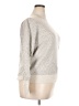 J.Crew Chevron-herringbone Silver Pullover Sweater Size 2X - photo 4