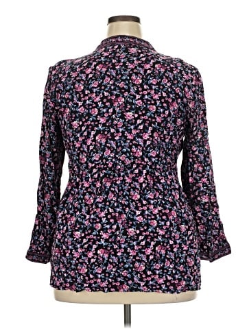 Woman Within Long Sleeve Blouse (view 2)