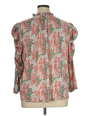 Ann Taylor LOFT 3/4 Sleeve Blouse (view 2)