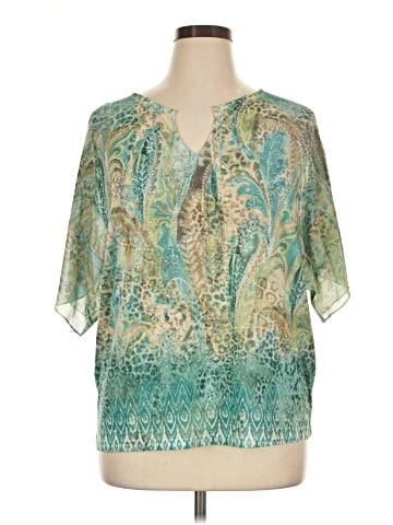 Chico's Short Sleeve Blouse (view 1)