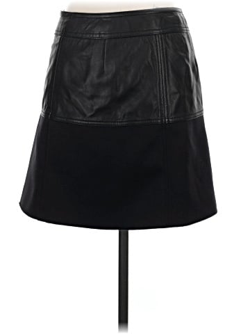 Halogen Leather Skirt (view 2)