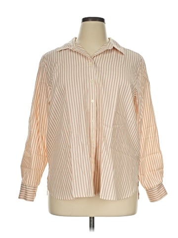 Ann Taylor LOFT Long Sleeve Button-Down Shirt (view 1)