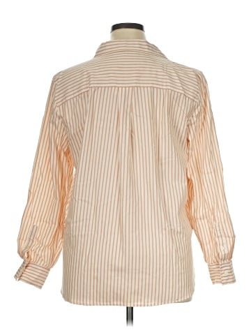 Ann Taylor LOFT Long Sleeve Button-Down Shirt (view 2)