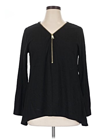 Cable & Gauge Long Sleeve Blouse (view 1)