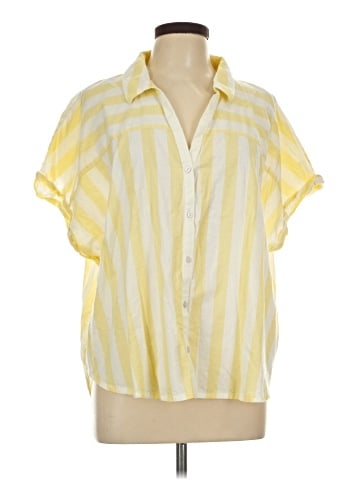 Gap Body Short Sleeve Blouse (view 1)