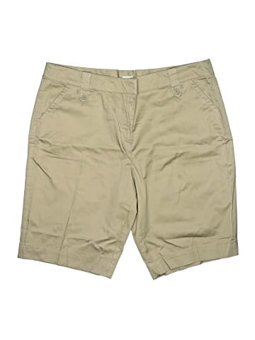 Just My Size Khaki Shorts (view 1)