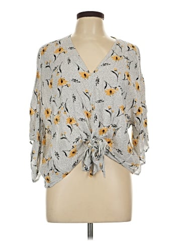 Maurices 3/4 Sleeve Blouse (view 1)