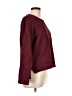 Bobeau Solid Burgundy Pullover Sweater Size L - photo 4