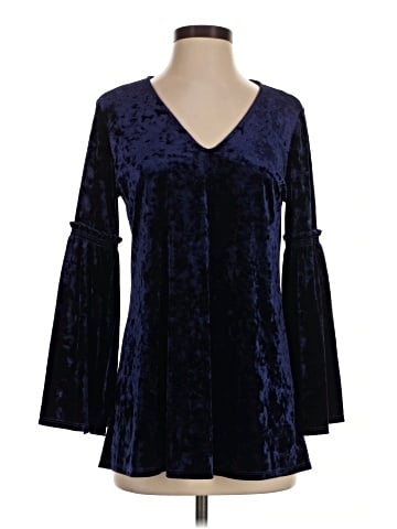 Karen Kane Long Sleeve Blouse (view 1)