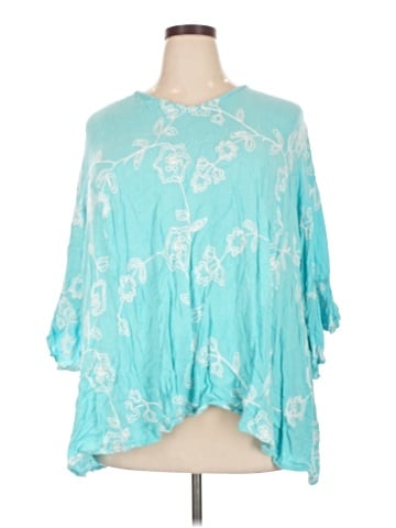 Catherines 3/4 Sleeve Blouse (view 1)