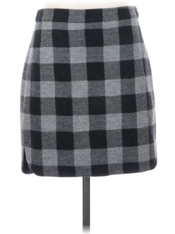 Madewell Shirttail Skirt in Plaid (view 1)