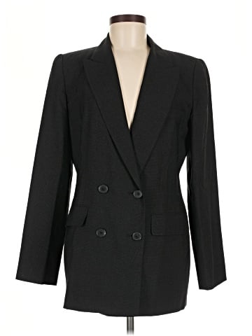 Linda Allard Ellen Tracy Wool Blazer (view 1)
