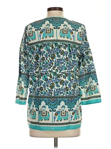 Calypso St. Barth 3/4 Sleeve Blouse (view 2)