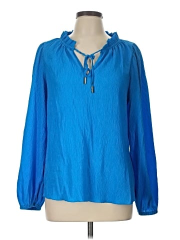 DKNY Long Sleeve Blouse (view 1)