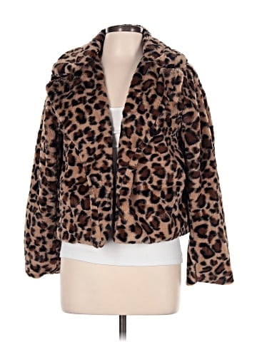 Love Tree Faux Fur Jacket (view 1)