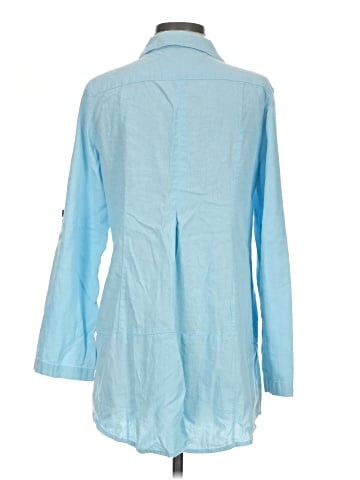 Simply Noelle 3/4 Sleeve Button-Down Shirt (view 2)