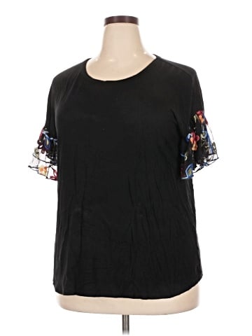 Kim & Cami Short Sleeve Blouse (view 1)