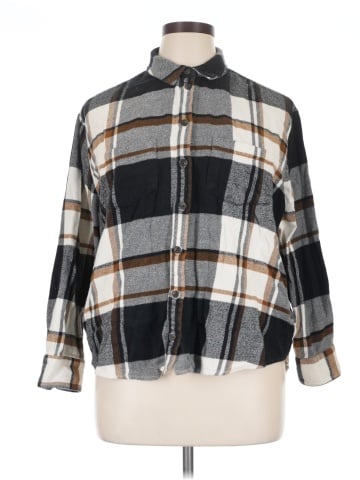 Madewell Flannel Sunday Shirt in Bromley Plaid (view 1)