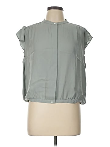 Theory Sleeveless Silk Top (view 1)