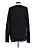 Helmut Lang Metallic Black Wool Pullover Sweater Size L - photo 2