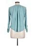 Tiny 100% Polyester Teal Long Sleeve Blouse Size L - photo 2