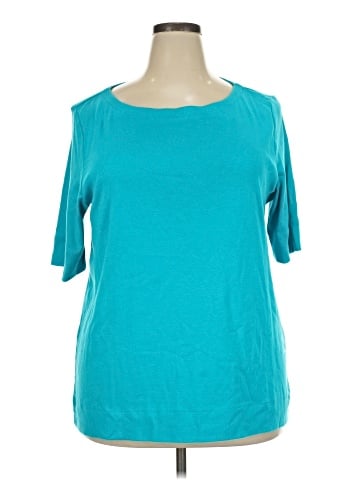 Chico's 3/4 Sleeve T-Shirt (view 1)
