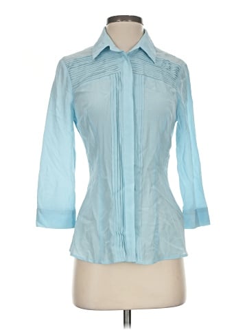 Bebe 3/4 Sleeve Silk Top (view 1)