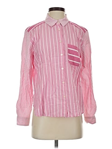 Ann Taylor LOFT Long Sleeve Button-Down Shirt (view 1)