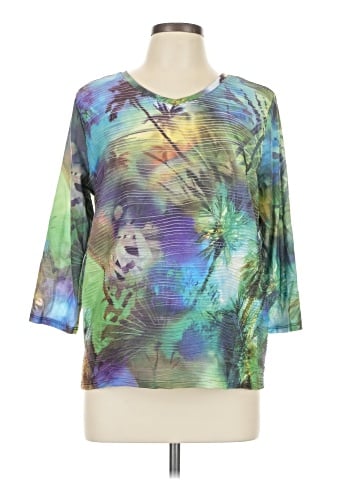 Erin London 3/4 Sleeve Top (view 1)