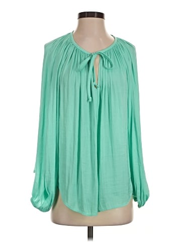 Jennifer Lopez Long Sleeve Blouse (view 1)