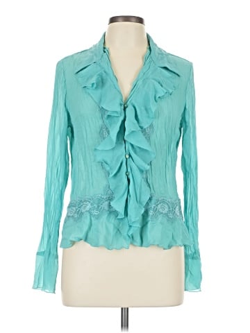 Robbie Bee Long Sleeve Blouse (view 1)