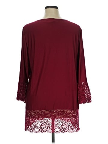 Slinky Brand 3/4 Sleeve Blouse (view 2)