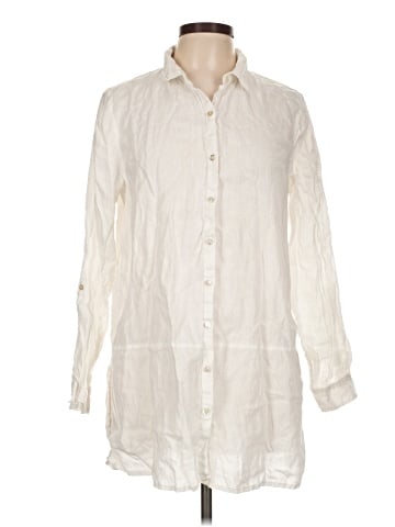 Tahari Long Sleeve Button-Down Shirt (view 1)