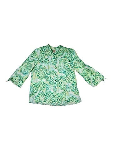 JM Collection 3/4 Sleeve Blouse (view 2)
