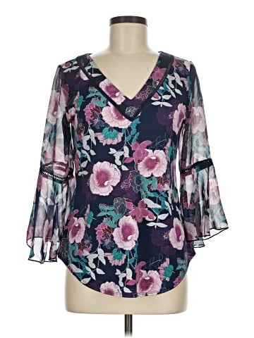 Perseption Concept 3/4 Sleeve Blouse (view 1)