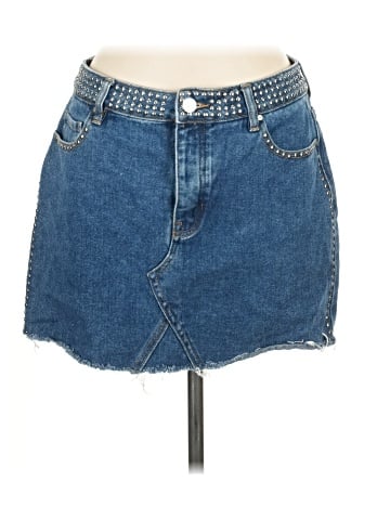 Kendall & Kylie Denim Skirt (view 1)