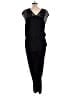 Mossimo 100% Polyester Solid Black Jumpsuit Size L - photo 2