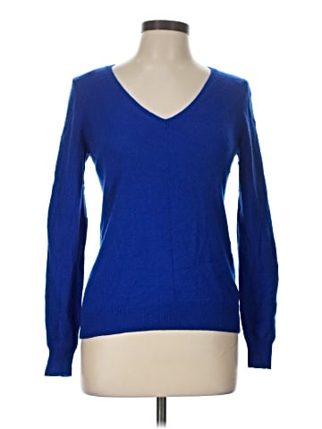 Ann Taylor Factory Cashmere Pullover Sweater (view 1)